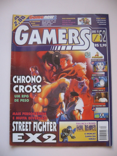 Revista Gamers - Nº 52 - Chrono Cross / Street Fighter Ex2